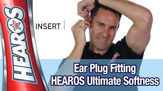 Easiest Foam Ear Plug Fitting Instructions  HEAROS Ultimate Softness Series [upl. by Teodora]