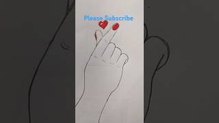 how to draw a nice handhow to draw hand picturedrawing art easydrawing [upl. by Ecinehs]