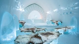 THE AMAZING ICE HOTEL IN SWEDEN Jukkasjärvi [upl. by Rehtaef]