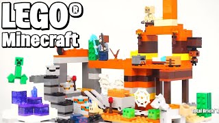 LEGO® Minecraft The Badlands Mineshaft 21263 Speed Build amp Unboxing [upl. by Dayir]