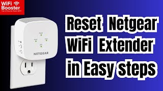 How to Reset Netgear WiFi Extender Reset Netgear WiFi Extender [upl. by Yahsed352]