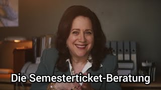 Die SemesterticketBeratung  Dialog B1 B2 [upl. by Leeann]