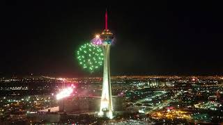 4th of July fireworks Stratosphere Las Vegas [upl. by Earehs236]