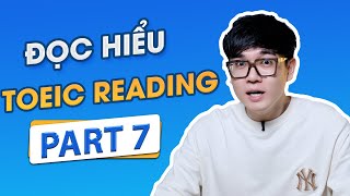 BÍ KÍP ĐỌC HIỂU TOEIC READING PART 7 [upl. by Aneryc]