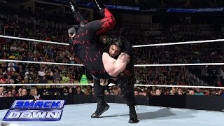 Roman Reigns vs Kane SmackDown June 27 2014 [upl. by Lyndy]