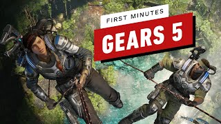 The First 19 Minutes of Gears 5 Gameplay in 4K 60 FPS [upl. by Oshinski]