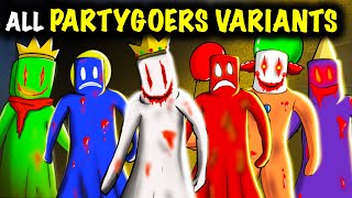 All PARTYGOER Variants In One Frame  The Backrooms [upl. by Mcclenaghan350]