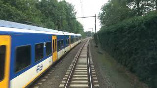 Train cab ride BerkelEnschot Tilburg IndustrieterreinDeventer GE 20240818 [upl. by Sera620]