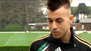 Intervista a El Shaarawy sul cyberbullismo  JuniorTimCup [upl. by Firehs206]