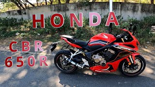 2023 HONDA CBR 650R detailed walkaround review [upl. by Lime]