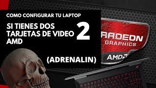 Cómo configurar tu lap con dos tarjetas de vídeo AMD  Adrenalin Update [upl. by Karly]