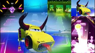 Eater mcqueen 🆚 Easter mcqueen Coffindance Tiles Hop EDM Rush Gameplay mcqueen [upl. by Htebyram]