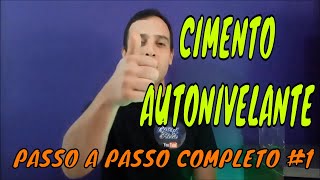 NIVELA RÁPIDO QUIMIMASSA cimento autonivelante  Passo a Passo GRÁTIS 1 [upl. by Trenna762]