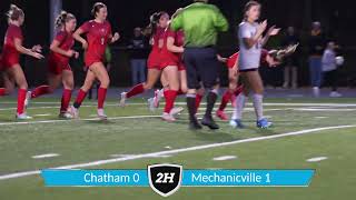 Girls Soccer Chatham vs Mechanicville [upl. by Bil]