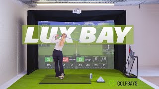 GolfBays Lux Golf Simulator Hitting Enclosure  Premium DIY Golf Enclosure [upl. by Koressa]