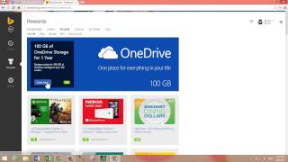 How To Get 100 GB of Free Cloud Storage on OneDrive Using Bing Rewards [upl. by Jessi]