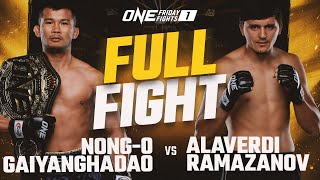 NongO Gaiyanghadao vs Alaverdi Ramazanov  ONE Championship Full Fight [upl. by Erminia]