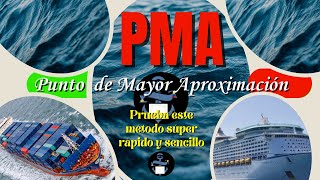 PMA Paso a Paso para hallar el Punto de Mayor Aproximación con CINEMÁTICA en tu navegación con radar [upl. by Wilda]