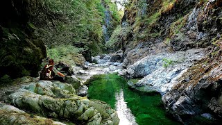 Major Fault Reveals Massive Chalcopyrite Magnetite Skarns Throughout This River [upl. by Nauh193]