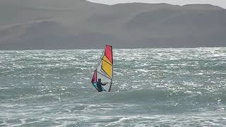 Windsurfing off Bigbury on Sea Devon England UK [upl. by Don]