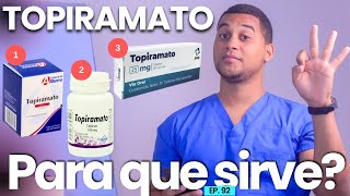 TOPIRAMATO PARA QUE SIRVE  3 COSAS [upl. by Ariec123]