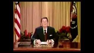 Christmas Address of President Ronald Reagan December 23 1981 [upl. by Arayt652]