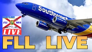 🔴 LIVE  Plane Spotting at Fort LauderdaleHollywood International Airport FLL [upl. by Asiral]