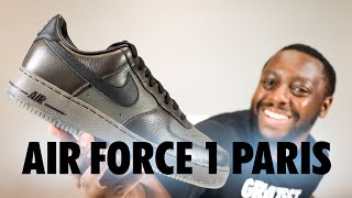 Nike Air Force 1 Paris On Foot Sneaker Review QuickSchopes 714 Schopes FZ4167 200 Black Tea Brown [upl. by Isej336]