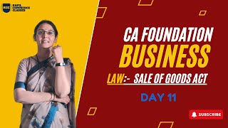 CA Foundation Business Laws CH4 Unpaid seller day 1 [upl. by Llerraj]