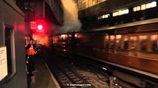 LU150 Steam Train Departs Edgware Road stn [upl. by Elohc]