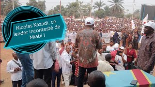 Retour triomphal de Nicolas Kazadi dans son fief de Miabi [upl. by Resay]