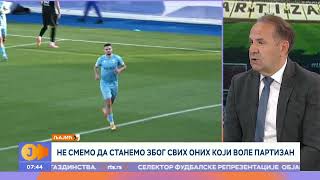 RTS JUTARNJI PROGRAM  Rasim Ljajić  Dug put oporavka pred Partizanom [upl. by Riella]