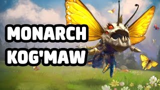 MONARCH KOGMAW SKIN SPOTLIGHT  LEAGUE OF LEGENDS [upl. by Nrehtak]