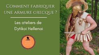 Les Ateliers de Dytikoi Hellenai  2 La fabrication du linothorax armure de lin [upl. by Merilee414]