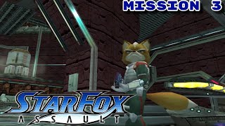 Star Fox Assault GCN No Commentary  Mission 3  Sargasso Space Zone Hostiles Revisited [upl. by Bilek]