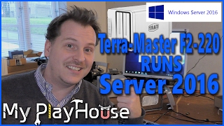 TerraMaster F2220 Ninja Hacked with MS Server 2016  473 [upl. by Hayman]