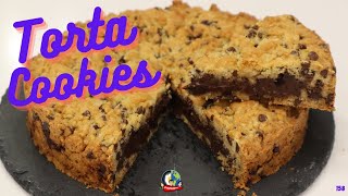 Torta Cookies 🍪 🍪 🍪 ricetta della Suocera [upl. by Akimahc]