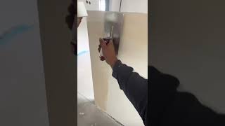 How to putty on walls drywall shotssatisfying ￼ [upl. by Ytisahc]