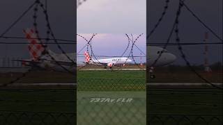 Volotea smooth landing in FLR ✈🧈🗿 aviation planespotting shorts [upl. by Ignacio]