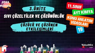 SIVI Ã‡Ã–ZELTÄ°LER VE Ã‡Ã–ZÃœNÃœRLÃœK KONU ANLATIMI  Ã‡Ã–ZÃœNME OLAYI  11SINIF KÄ°MYA  AYT KÄ°MYA [upl. by Uella860]