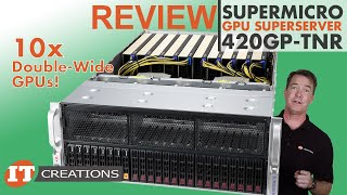 Supermicro GPU SuperServer 420GPTNR REVIEW  IT Creations [upl. by Imled]