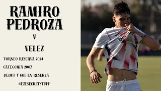 Ramiro Pedroza 6 San Lorenzo v Velez Torneo Reserva 2024 [upl. by Reinar428]