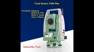 Total Station TS06 Plus Lesson One [upl. by Euqinay]