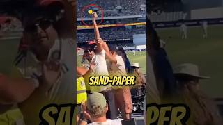 Indian Cricket Fan Show SandPaper During Ind vs Aus 2nd Test amp Guards Caught Him shorts [upl. by Ardnaiek]