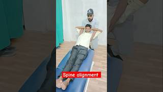 Spine alignment Chiropractic Treatment by dr suraj Chiroprac backpain chiropractor in UP Azamgarh [upl. by Kenrick]