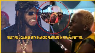 Willy Paul wapigana na Diamond platnumz kwenye stage furaha festival Nairobi [upl. by Ardnohs]