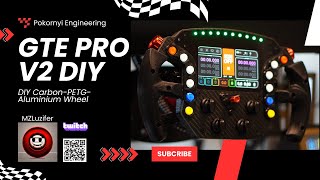 My first DIY Wheel Pokornyi Engineering GTE PRO V2 First Gameplay [upl. by Odlanier]