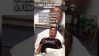 Top 5 Anesthesia moments😂 [upl. by Selestina]