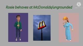 Rosie behaves at McDonaldsungrounded [upl. by Cartwright]