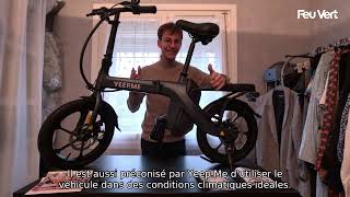 François a testé la draisienne électrique pliable adulte YeepMe  à retrouver chez Feu Vert [upl. by Millie]